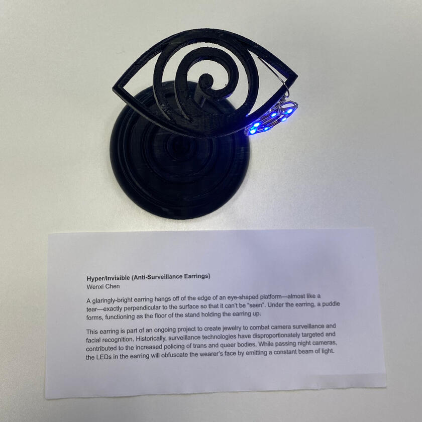 Hyper/Invisible (Anti-Surveillance Earrings)