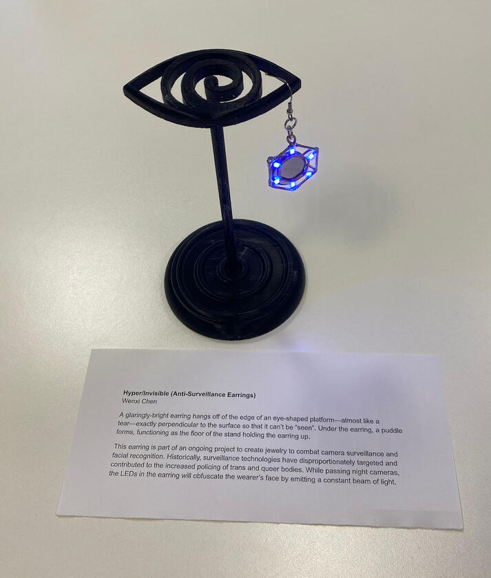 Hyper/Invisible (Anti-Surveillance Earrings)